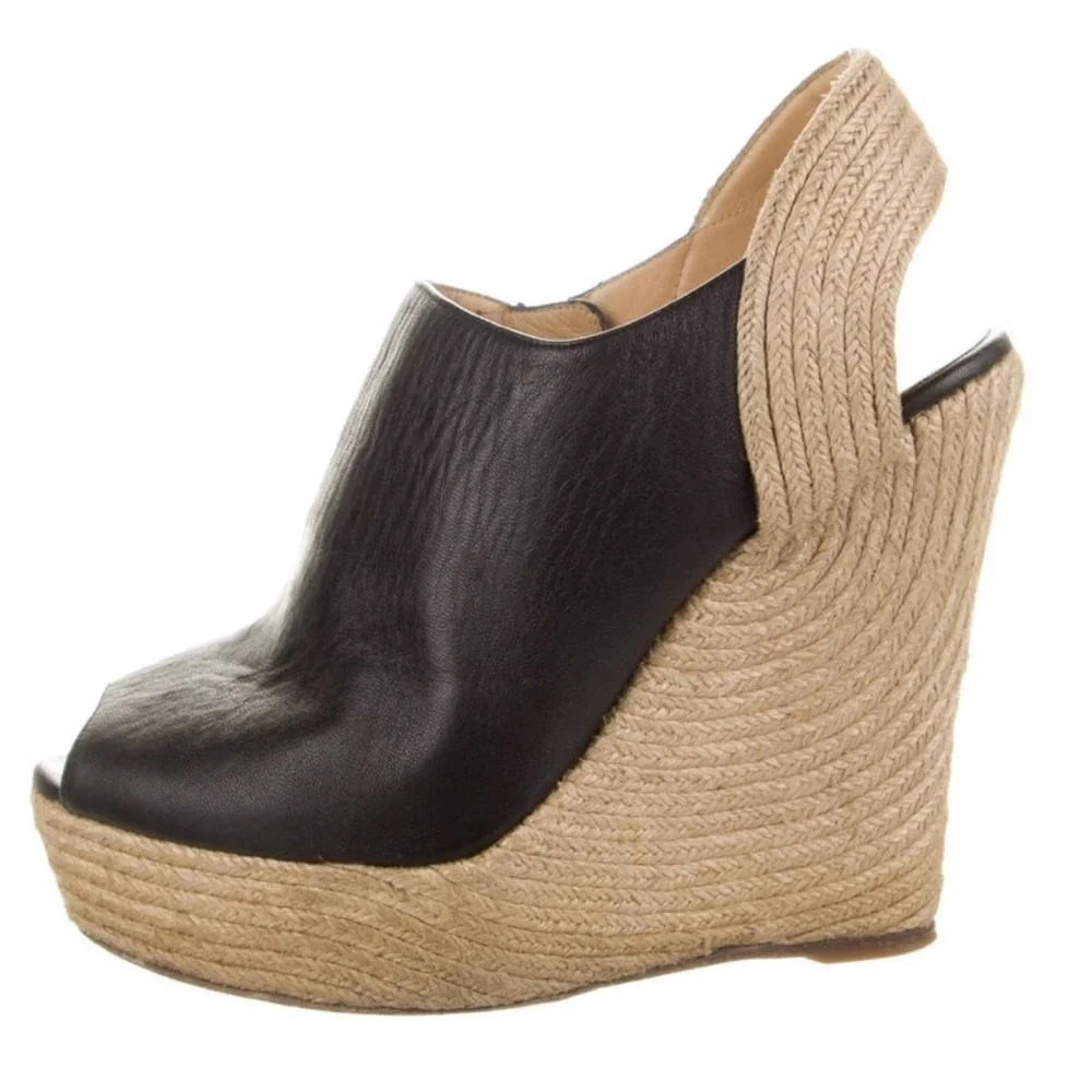 Gucci Leather Wedges - Picture 2 of 5